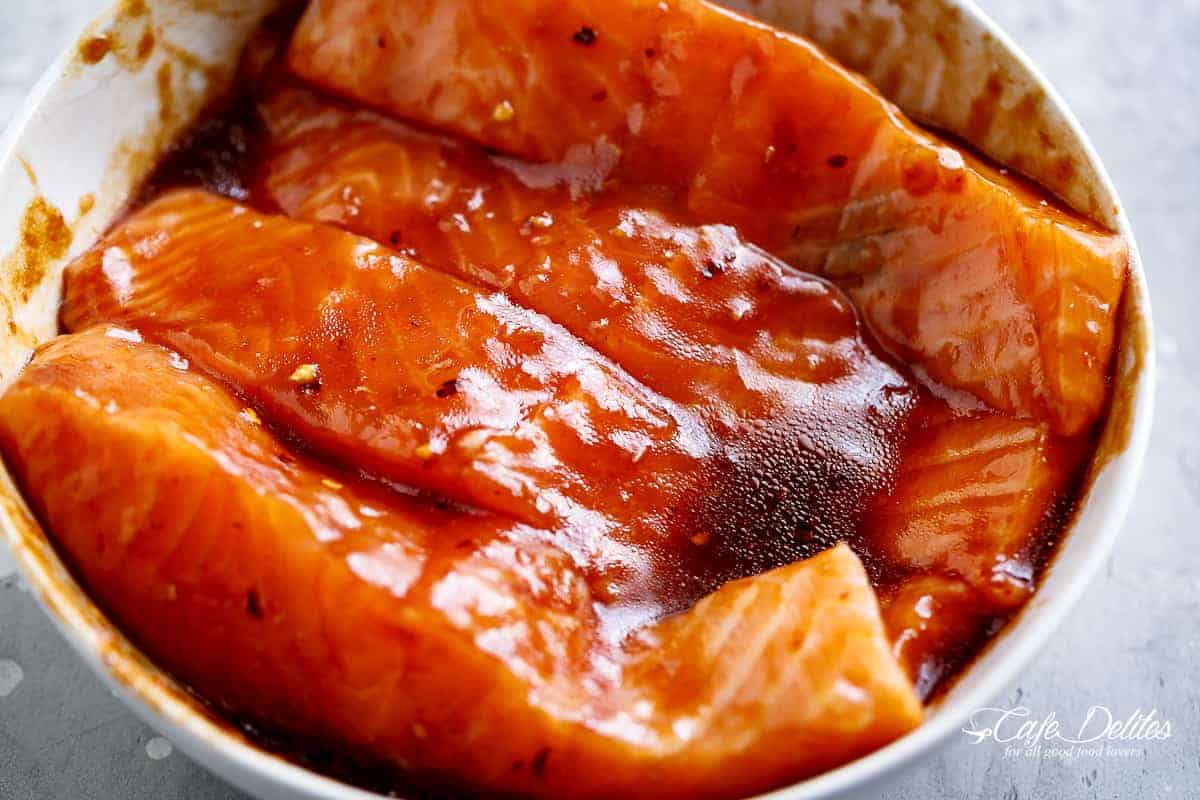 How To Make Salmon with sauce | cafedelites.com